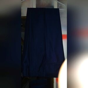 Mens Dark Blue Trousers/ Dress Pants By Alberto Cardinali Sz 34 Slim